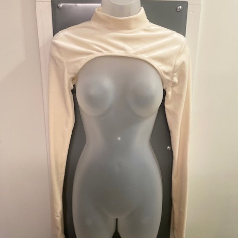 Off-White, Mock Neck Shrug